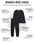 Bamboo Base Layer - Midnight Black