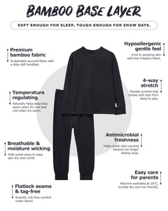 Bamboo Base Layer - Midnight Black