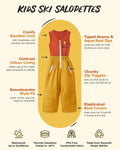 Cub the Lion - Kids Ski Salopettes / Bib Pants