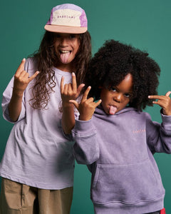 Adventure Club - Kids Lilac 5 Panel Cap