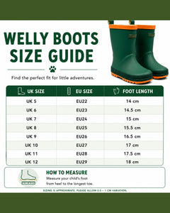Green Welly Boots