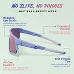 Lilac/White - Sunglasses