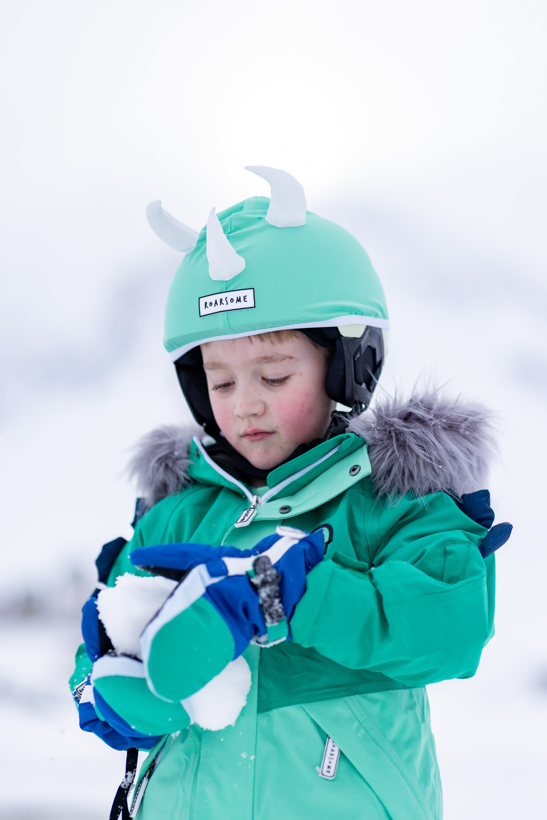 Spike the Dinosaur - Kids Helmet Cover