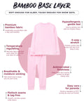 Bamboo Base Layer - Marshmallow Pink