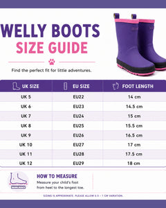 Purple Welly Boots