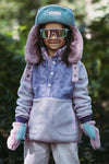 Kids Trapper Hats - Pink/Lilac