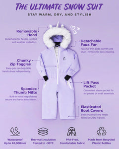 Sparkle the Unicorn - Kids Snow Suit