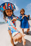 Squawk the Parrot - Kids Poncho Towel