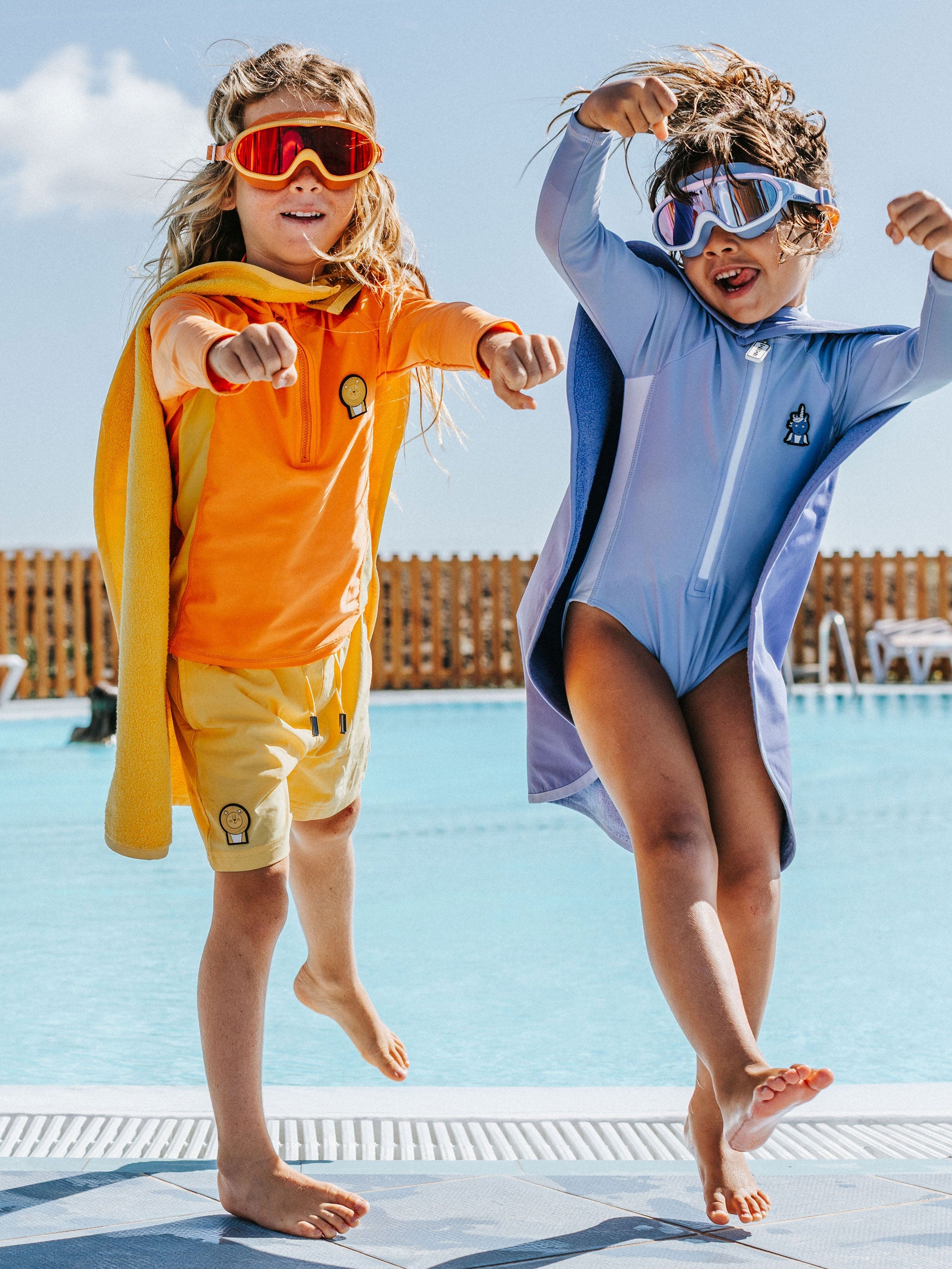 Yellow/Orange - Swimming Goggles